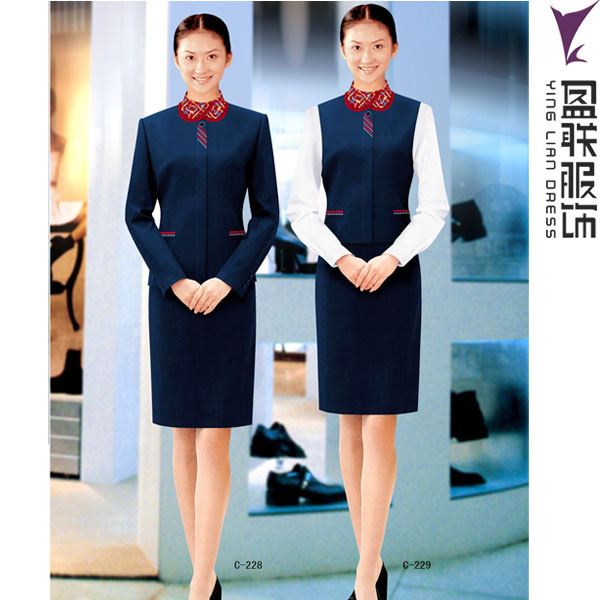 空姐制服定做 厦门服装厂OEM加工的高端选择